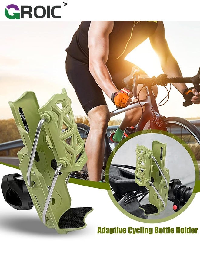 GROIC Bike Water Bottle Holder,Adjusting Cup Holder for Motorcycle,Automatic Clamp Design,Rotatable Cup Mount for Handlebar and Frame,Auto-Tightening Bicycle Drink - Image 4