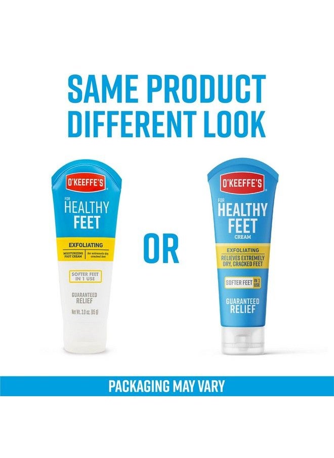 O'Keeffe's - Healthy Feet Exfoliating Foot Cream For Extremely Dry Cracked Feet 3 Ounce Tube (Pack Of 1) - Image 1