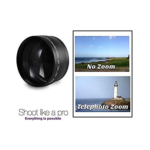 OPTURA HD Photo 55MM 2.2X Telephoto Lens for Nikon D3400, D5600 and Sony Alpha Series A99II, A99, A77II, A77, A68, A58, A57, A65, A55, A 390, A100, A33, A900, A850, A700, A500, A330, A300 - Image 3