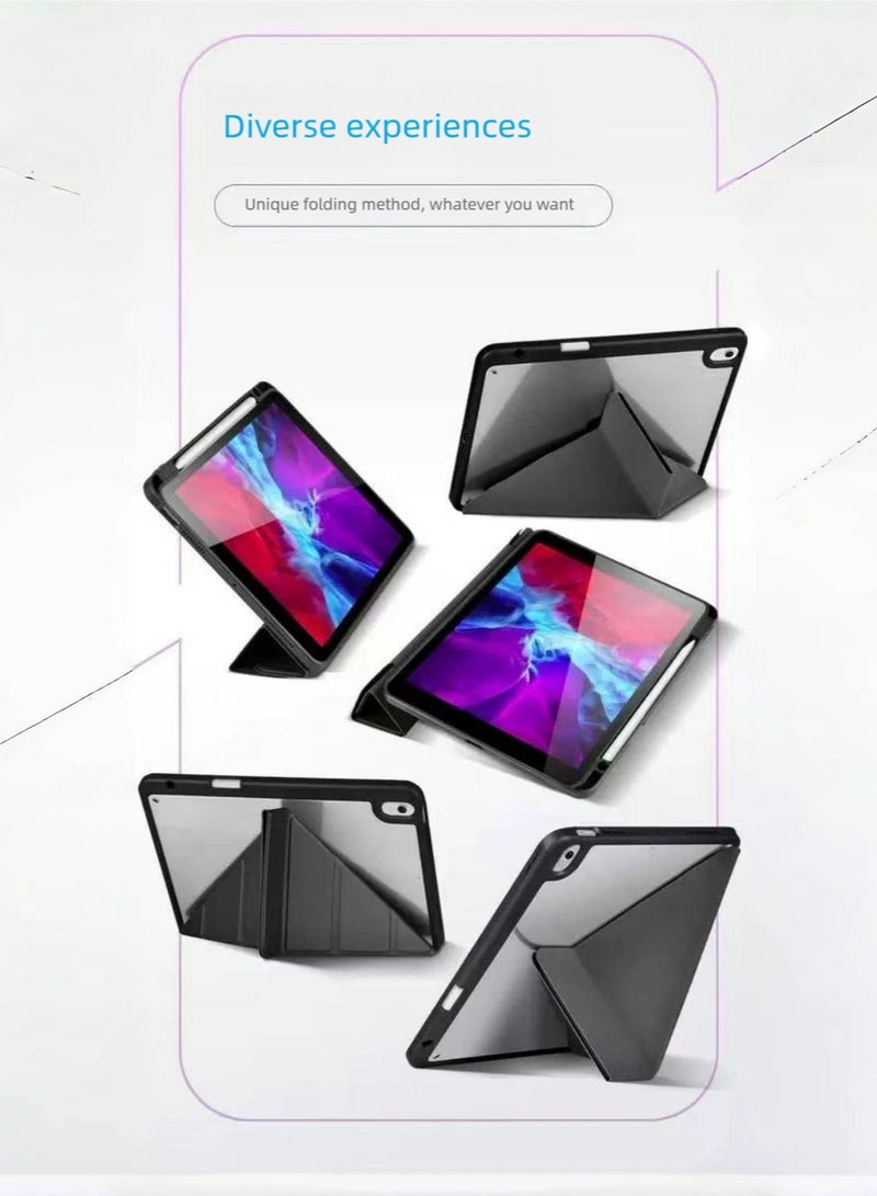iPad Y-Shaped Folding Protective Cover - Fit 2025 11th Gen (11in/A3354-A3355-A3356) & 2022 10th Gen (10.9in/A2696-A2757-A2777) - Image 3