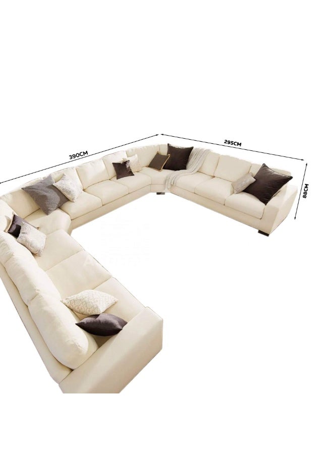 ASGHAR FURNITURE U Shape 11 Seater Sofa  - Image 2