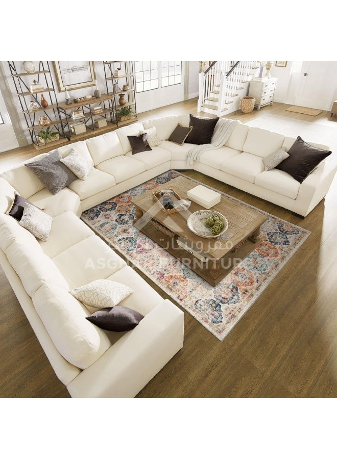 ASGHAR FURNITURE U Shape 11 Seater Sofa  - Image 1