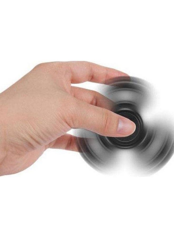 Premsons Premsons® Hand Spinner Desk Toy - High Speed Smooth Finger Spin Sensory Fidget Stress Relief Game Play for Kids & Adults - Birthday Party Gift - Combo - Black + Metal Gold Dual - Image 5