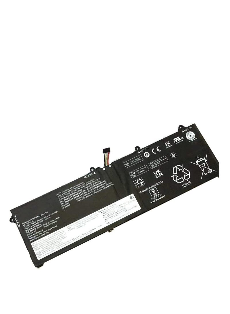 بطارية L20L4PD3 متوافقة مع Lenovo ThinkBook 16p G2 ACH Legion S7-15ACH6SB11C04262 5B11C04261 L20M4PD3 SB11C04260 5B11C04256 سلسلة [15.36V 71Wh 4622mAh]