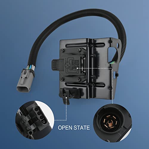 DICMIC 4 & 7 Pin Trailer Tow Wiring Harness Plug Compatible with 1999-2001 Ford F250 F350 Super Duty Replace# ‎YC3Z-13A576-CA - Image 3