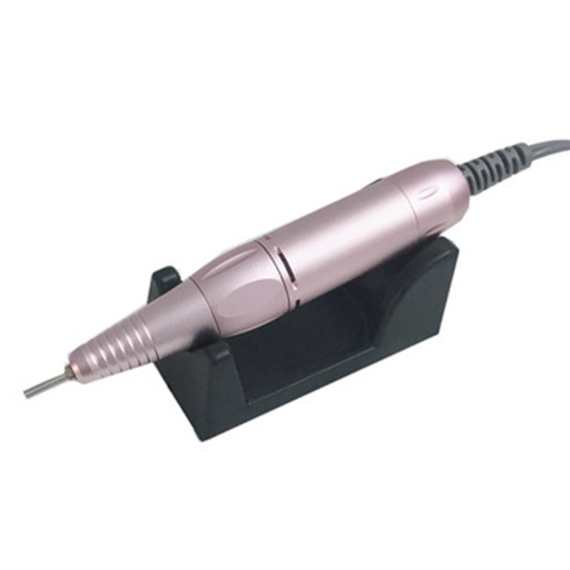 Electric Nail Drill Pen Handle Manicure & Pedicure Polish Machine Pink Metal Handle Pink (Small Connector) - Image 5