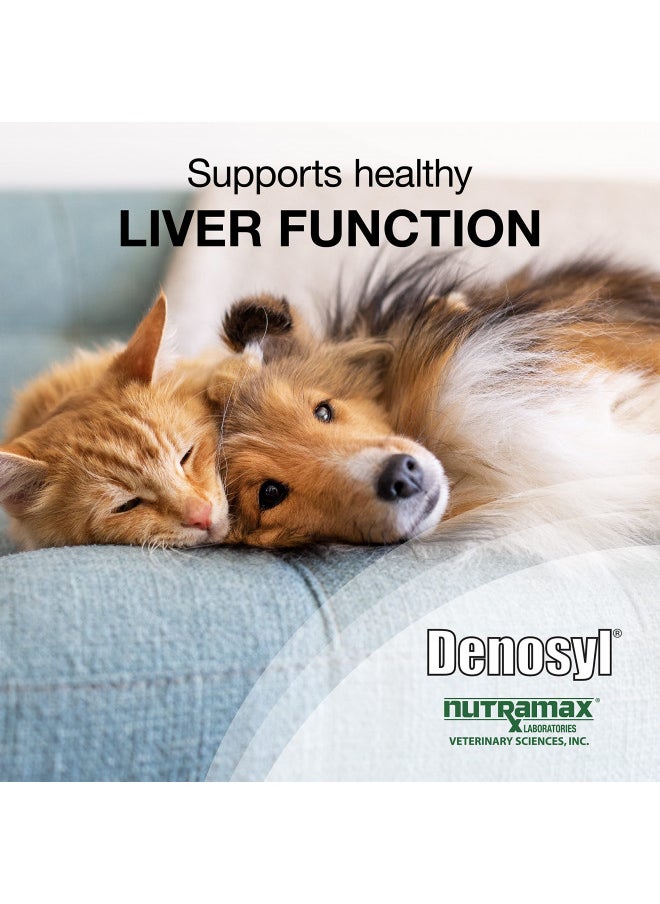 Nutramax Laboratories Nutramax Denosyl Liver and Brain Health Supplement for Small Dogs and Cats, With S-Adenosylmethionine (SAMe), 30 Tablets  - Image 2