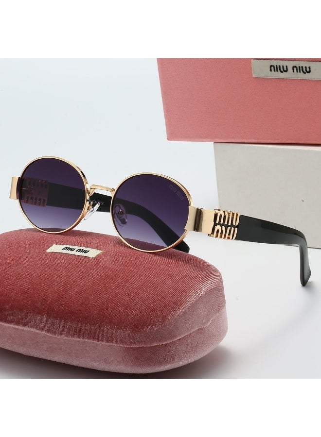 Miu Miu Italian-made Miu Miu oval luxury cycling sunglasses for women.