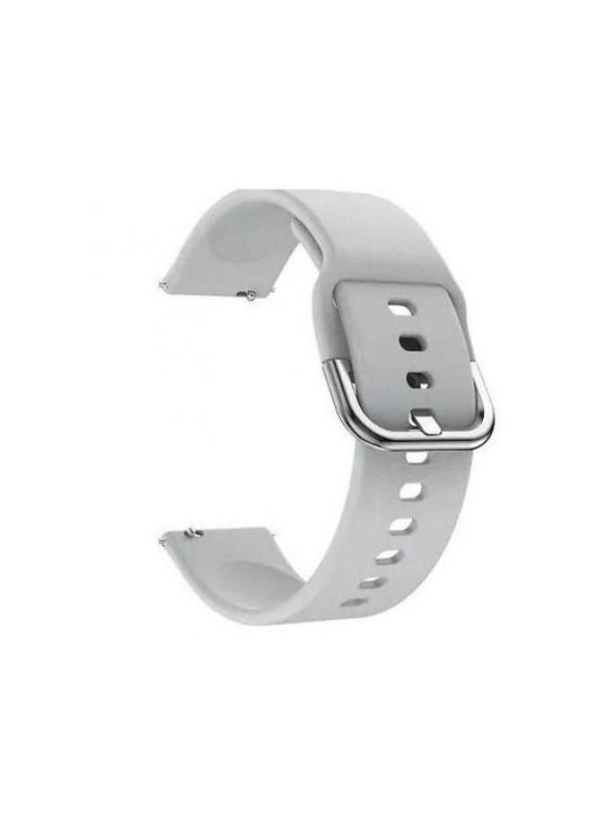 Generic - 20mm Sport Silicone Straps For Amazfit GTS 4/GTS 4 Mini/GTS 3 - Gray - Image 1