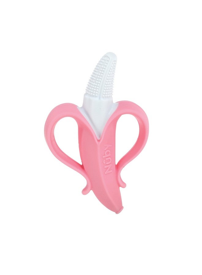 Nuby Nananubs Banana Massaging Toothbrush - Baby Teething Toy - 3+ Months - Image 1