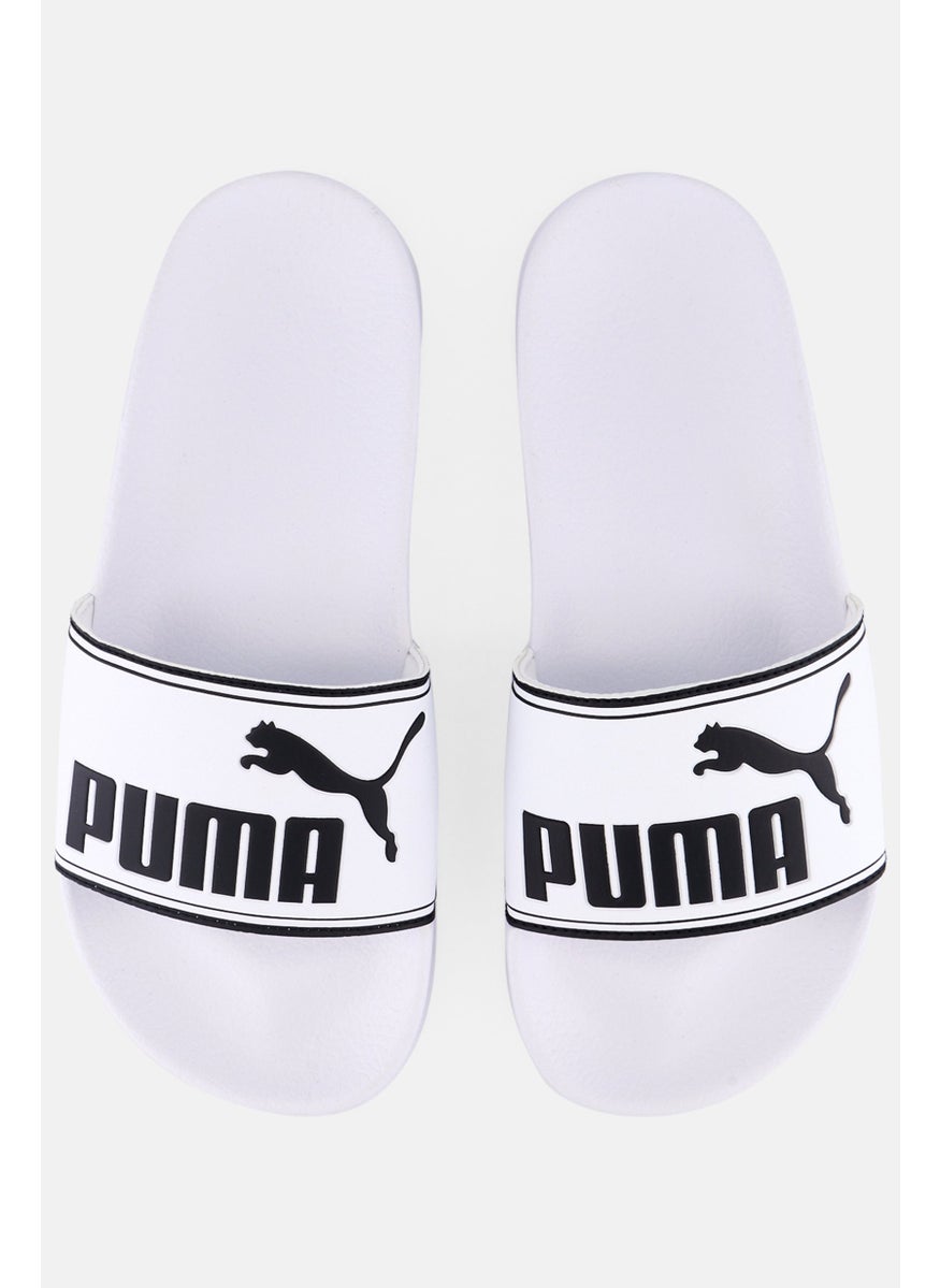 Kids Girl Leadcat  Brand Logo Slip On Slides, White - pzsku/ZFD0B88FFE56CADDB7B58Z/45/_/1737642557/6b96178f-2e2b-4a6d-bf91-bbf6857d62d9