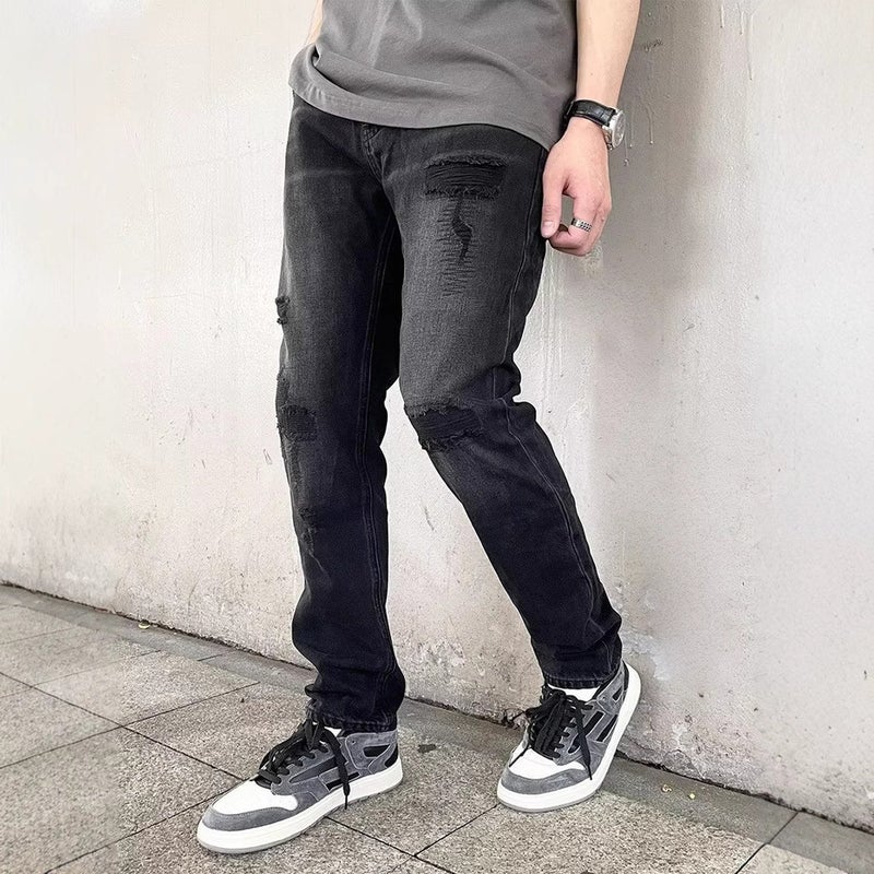 Unisex Casual Daily Denim Jeans - Image 2