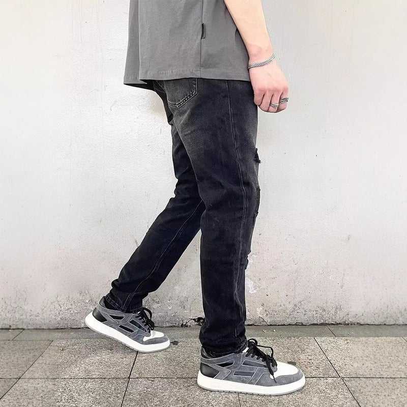 Unisex Casual Daily Denim Jeans - Image 4