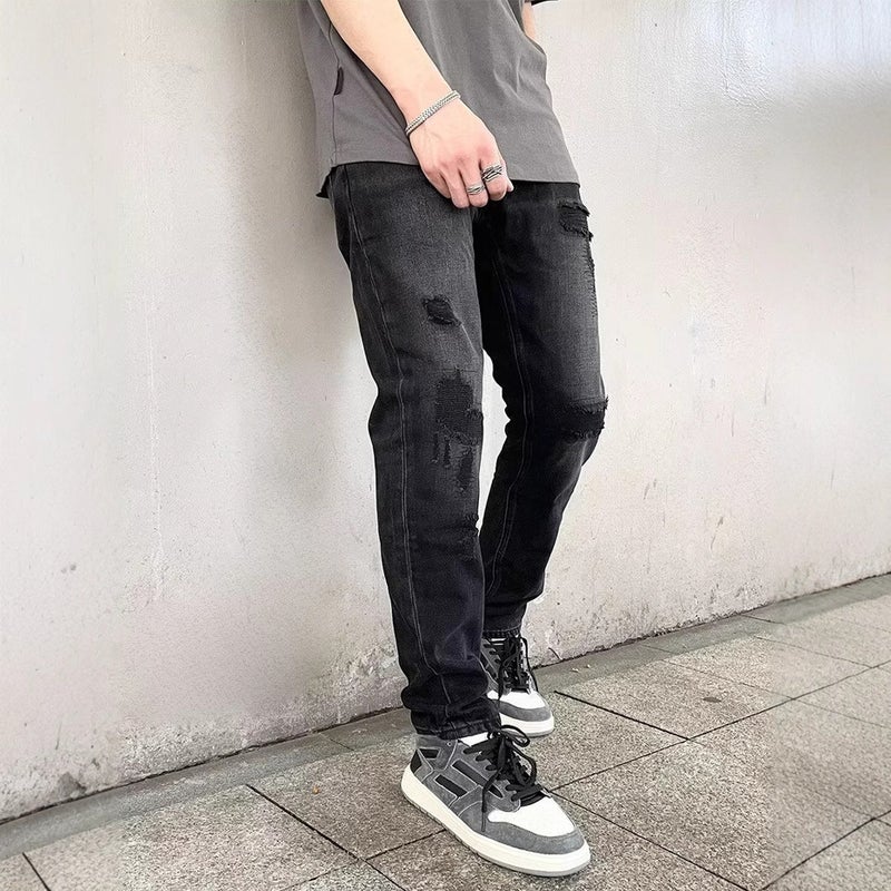 Unisex Casual Daily Denim Jeans - Image 3