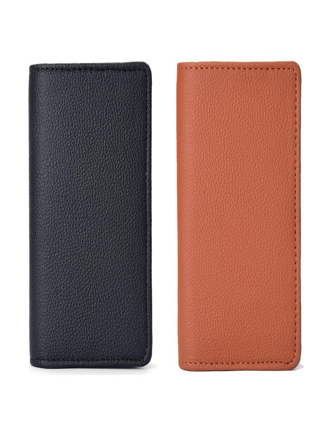 essart (Sarvika PU Leather Key Case Pouch Wallet Keychain Key pouch holder Men & Women Key Pouch Holder, Bank Locker Key Pouch with 6 Hooks Zipper Closure (pack of 2) - Image 2