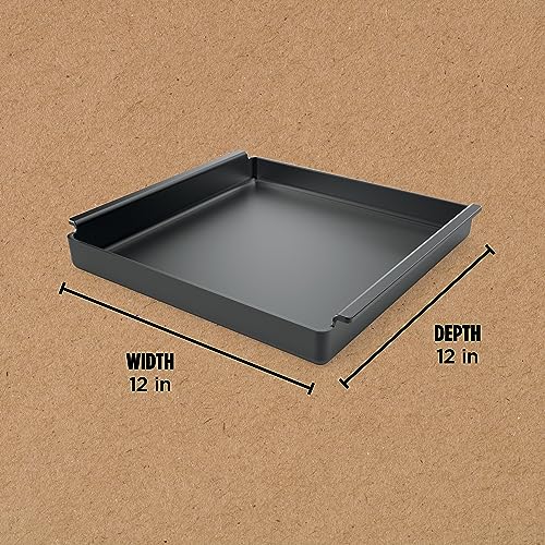 Ninja XSKOCTPN Woodfire Outdoor Cast Iron Pan, Pre-Seasoned, High Heat, Compatible Woodfire Outdoor Oven (OO100 Series), Cast Iron, Black, 12” x 12” - Image 2