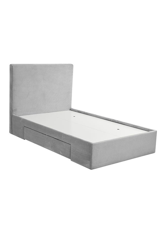 DANUBE HOME Danube Home Wesley Teen Single Bed With Drawers Sturdy Modern Design Wooden Single Bed Frame Furniture L 218 x W 130 x H 121 cm Dark Grey  - Image 4
