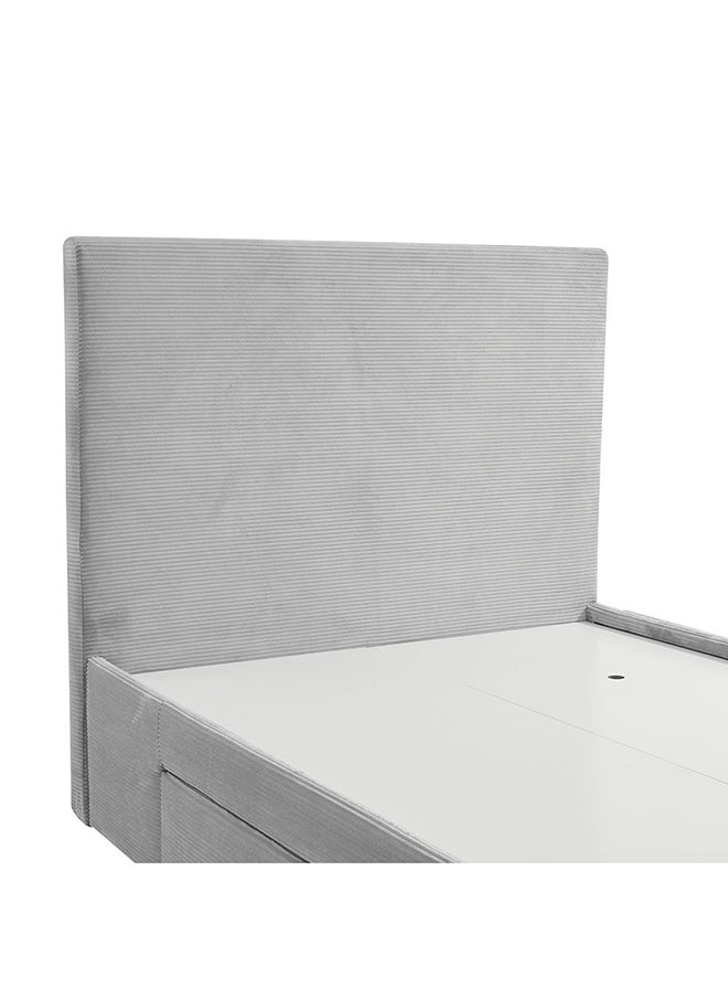 DANUBE HOME Danube Home Wesley Teen Single Bed With Drawers Sturdy Modern Design Wooden Single Bed Frame Furniture L 218 x W 130 x H 121 cm Dark Grey  - Image 5