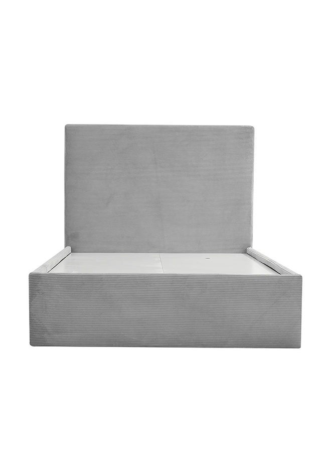 DANUBE HOME Danube Home Wesley Teen Single Bed With Drawers Sturdy Modern Design Wooden Single Bed Frame Furniture L 218 x W 130 x H 121 cm Dark Grey  - Image 2