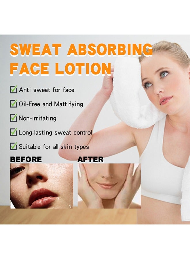 إيلهو غسول وجه ممتص للعرق ، مانع عرق للوجه ، تثبيط العرق ، غسول للخد والجسم والجبهة وفروة الرأس جاف ، فرط التعرق المفرط ، التحكم في البشرة الدهنية 50 مل - Image 4