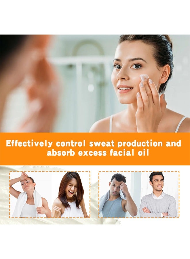 إيلهو غسول وجه ممتص للعرق ، مانع عرق للوجه ، تثبيط العرق ، غسول للخد والجسم والجبهة وفروة الرأس جاف ، فرط التعرق المفرط ، التحكم في البشرة الدهنية 50 مل - Image 3