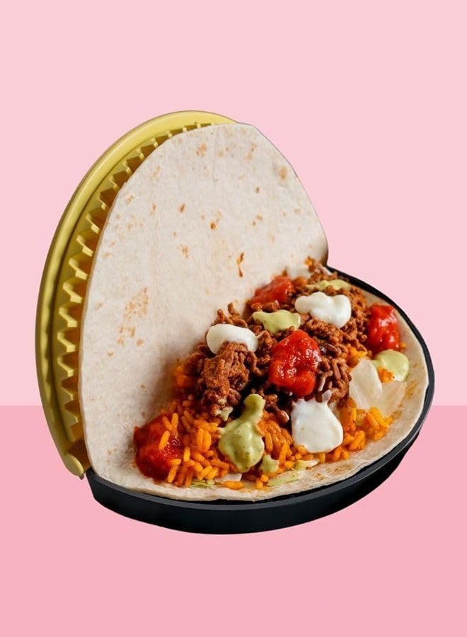 عام سدادات التورتيلا كبيرة-لثلاثة-12 بوصة من الدقيق التورتيلا | اصنع سندويشات التاكو المختومة ، الكويساديلا ، بوريتو وأكثر | وجبات خالية من الفوضى في ثوانٍ | - Image 2