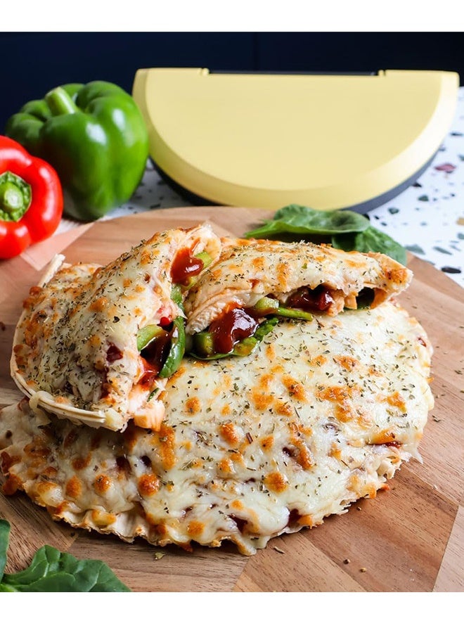 عام سدادات التورتيلا كبيرة-لثلاثة-12 بوصة من الدقيق التورتيلا | اصنع سندويشات التاكو المختومة ، الكويساديلا ، بوريتو وأكثر | وجبات خالية من الفوضى في ثوانٍ | - Image 4