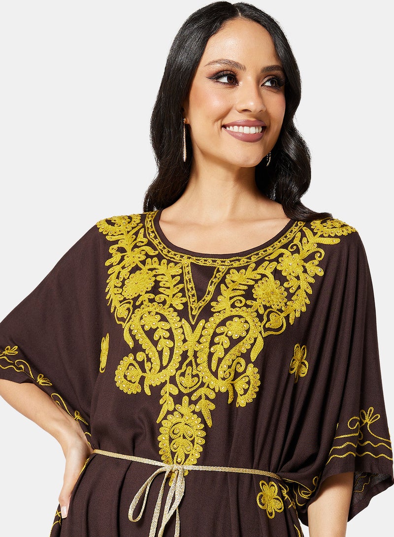 EMBROIDERED KAFTAN