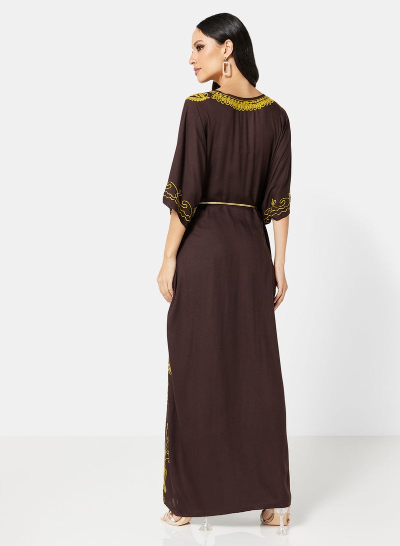 EMBROIDERED KAFTAN