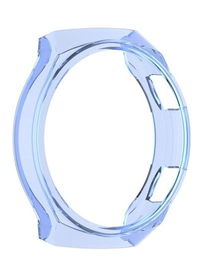 BGM Full Coverage Protective Case With Screen For Huawei Watch GT 2e Transparent Blue - Image 3