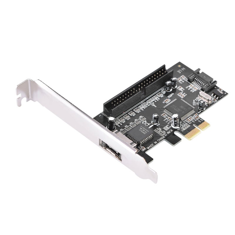 جم بطاقة تحكم PCI-E SATA IDE بثلاثة منافذ SATA داخلية و eSATA خارجي ATA133 - شريحة JMB363 مستقرة تدعم RAID 0 1 0+1 JBOD لأجهزة الكمبيوتر المكتبية - Image 2