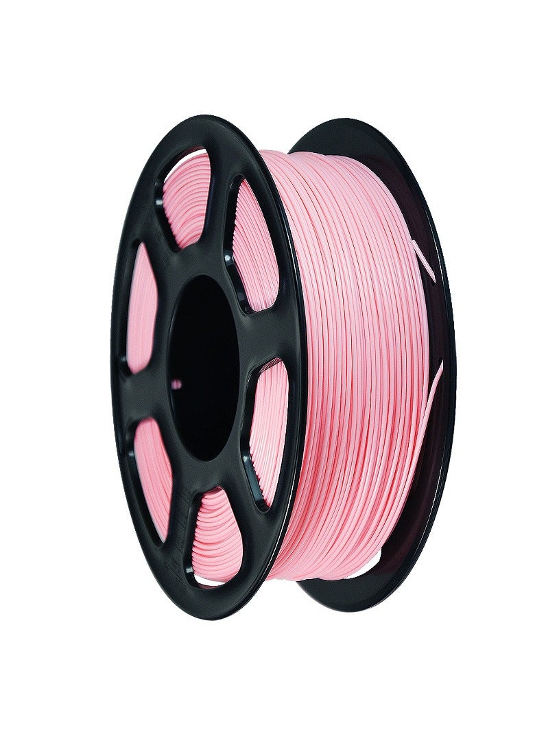 شابية خيوط طابعة ثلاثية الأبعاد PETG، 1.75 مم، الوزن الصافي 1 كجم، مادة تشبه الحجر، درجة حرارة الطباعة 220-255 درجة مئوية، محكمة الغلق بالتفريغ، مادة طباعة ناعمة الجودة، تناسب معظم طابعات FDM ثلاثية الأبعاد - وردي