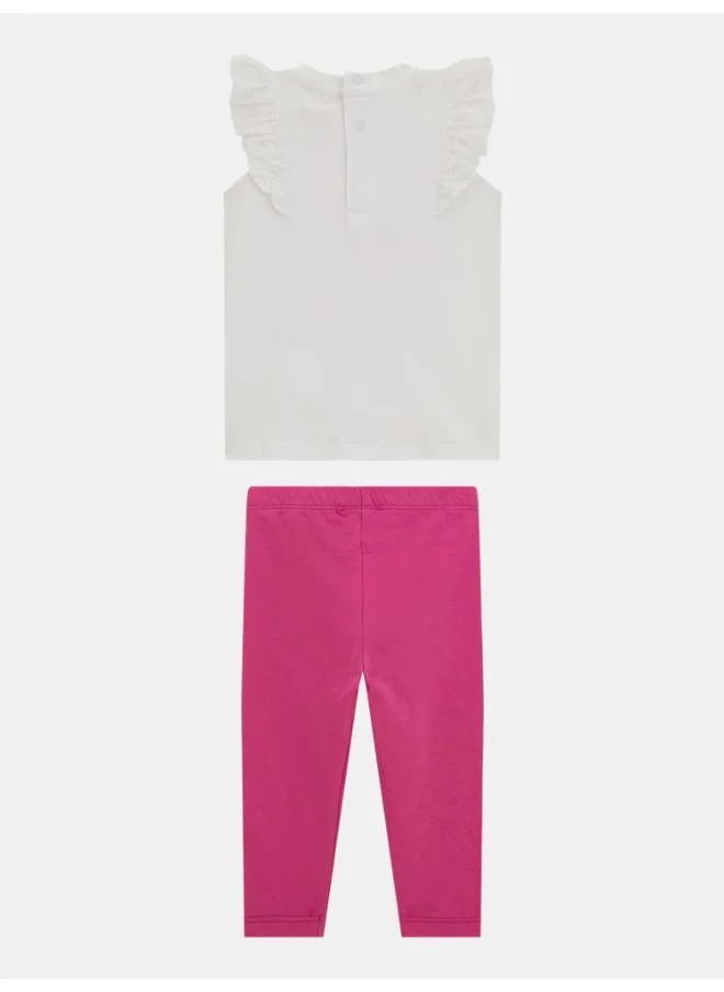GUESS Kids Short Sleeve T-Shirt And Leggings Set