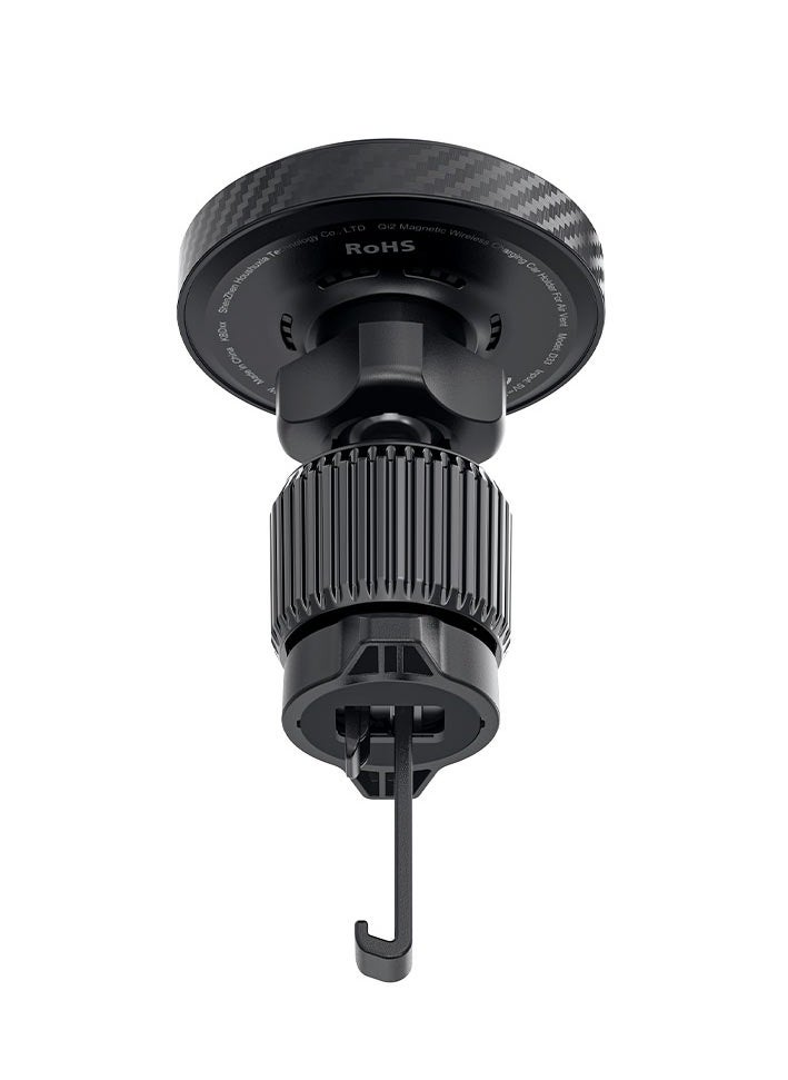 ACEFAST Fast Qi2 Wireless Charger Magnetic Car Holder D33 – 15W Fast Charging, Universal Compatibility, Air Vent Mount, Secure Grip, LED Indicator, One-Handed Operation, Ideal for iPhone and Android - Image 4