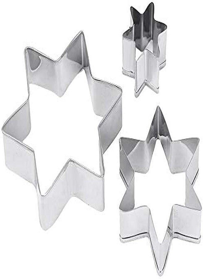 CUVLY 12 Pieces Cookie Cutter Set | 4 Different Shapes, 3 Sizes, Stainless Steel Stainless Steel Cookies Cutter in Heart, Star, Circle, and Flower Shapes - Image 5