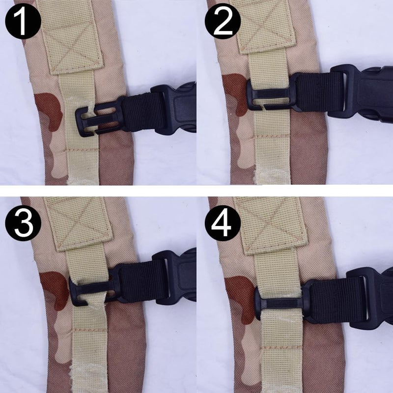 YYST Sternum Strap Backpack Chest Harness for Backpack with 20MM or 25MM Webbing - Image 5