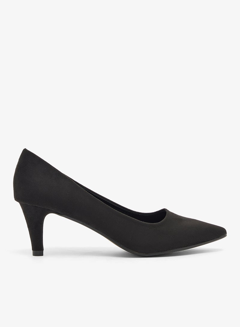 Spot-On Heeled Pointed Pump - Image 1