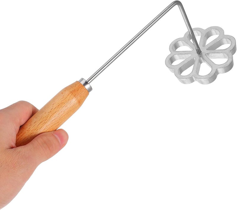 Frying Snack Mold Set 3pcs Nonstick Aluminum Cookie Mold with Handle Hollow Flower round Shapes DIY Kitchen Frying Tool for Homemade Snacks - Image 3