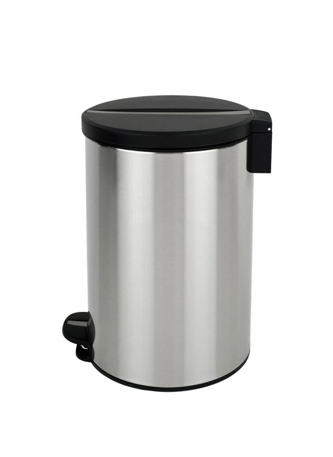 EKO NOVA SERIES | Brushed Stainless Steel Finish | Soft-Closing | Fingerprint-Resistant | Step Trash Bin | Medium | 12L  - Image 3