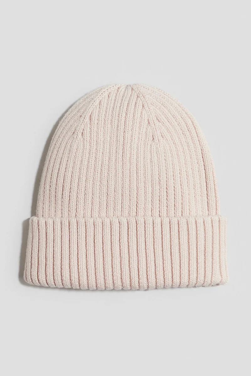 اتش اند ام قبعة بيني من نسيج مضلع