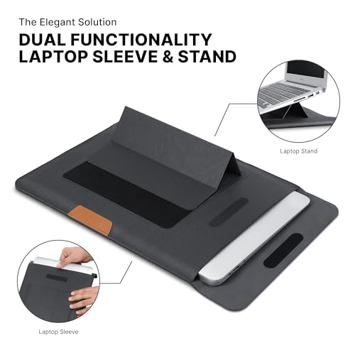 Skyvik Elev8 2 in 1 Laptop Carry Sleeve & Stand for Office and Travel for 13" & 15" - Image 2