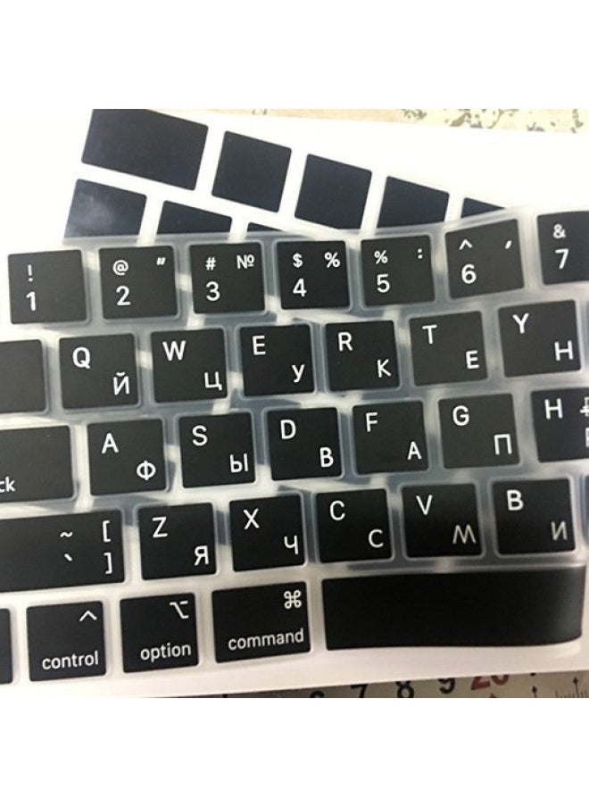 Generic - Applicable To Apple Air13 A2681(M2) European/US Russian Keyboard Film Pro13/pro14 A2442-Color:Long Carton Packaging-Size:Us Version Pro14 A2442/a2779/a2992/a2918 - Image 1