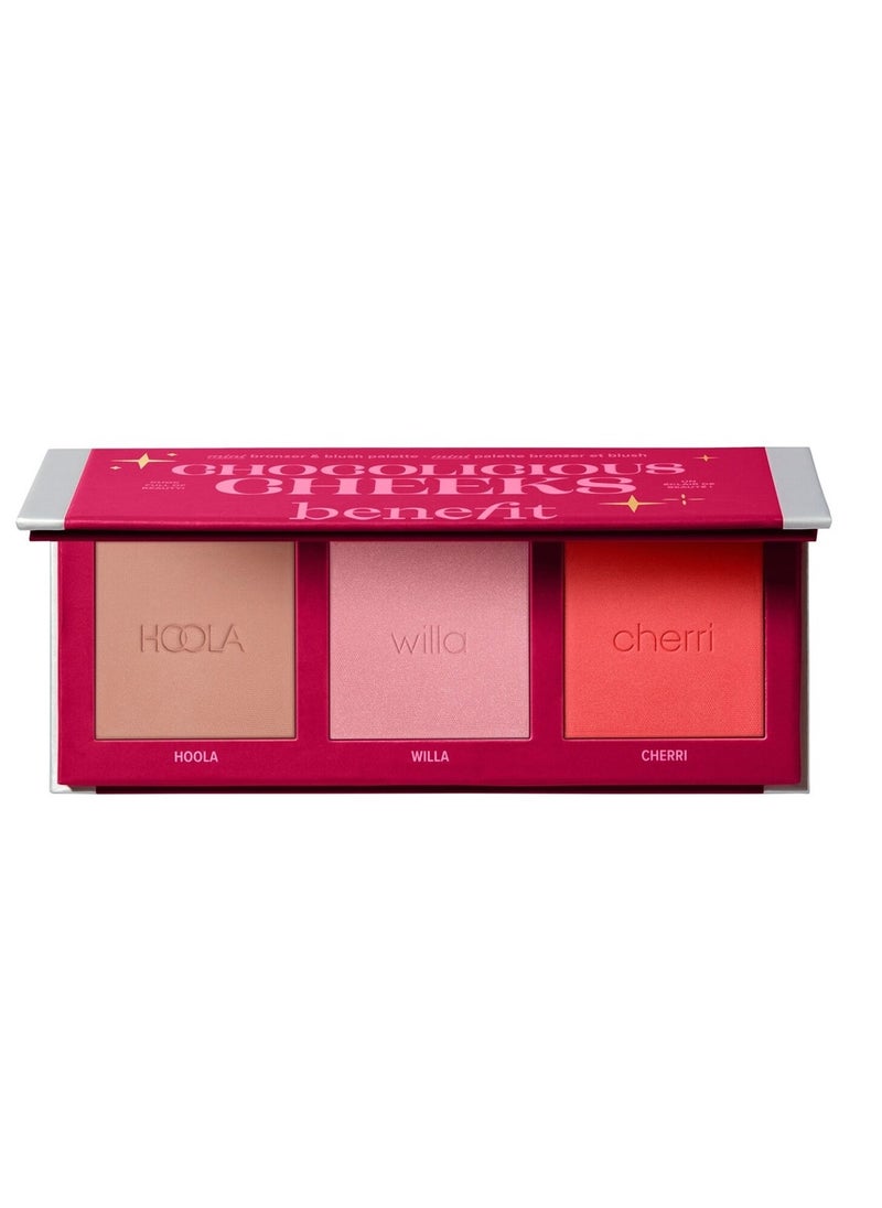 benefit Benefit Chocolicious Cheeks Mini Blush & Bronzer Palette  - Image 1