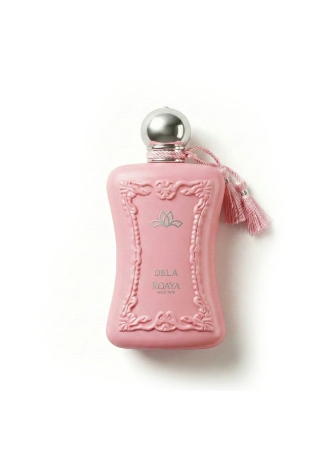 رؤيا عطر ROAYA DELA يجمع بين الورد التركي الفاخر مع الفانيلا والليتشي بعطر حلو أنثوي راقي – 100 مل - Image 1