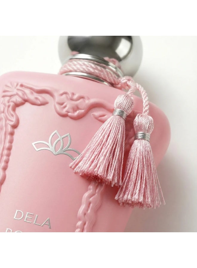رؤيا عطر ROAYA DELA يجمع بين الورد التركي الفاخر مع الفانيلا والليتشي بعطر حلو أنثوي راقي – 100 مل - Image 2