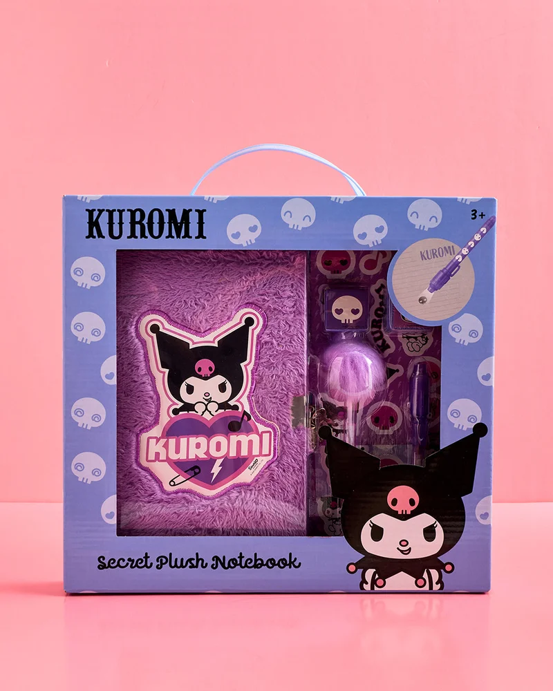 REDTAG Purple Kuromi Secret Plush Notebook