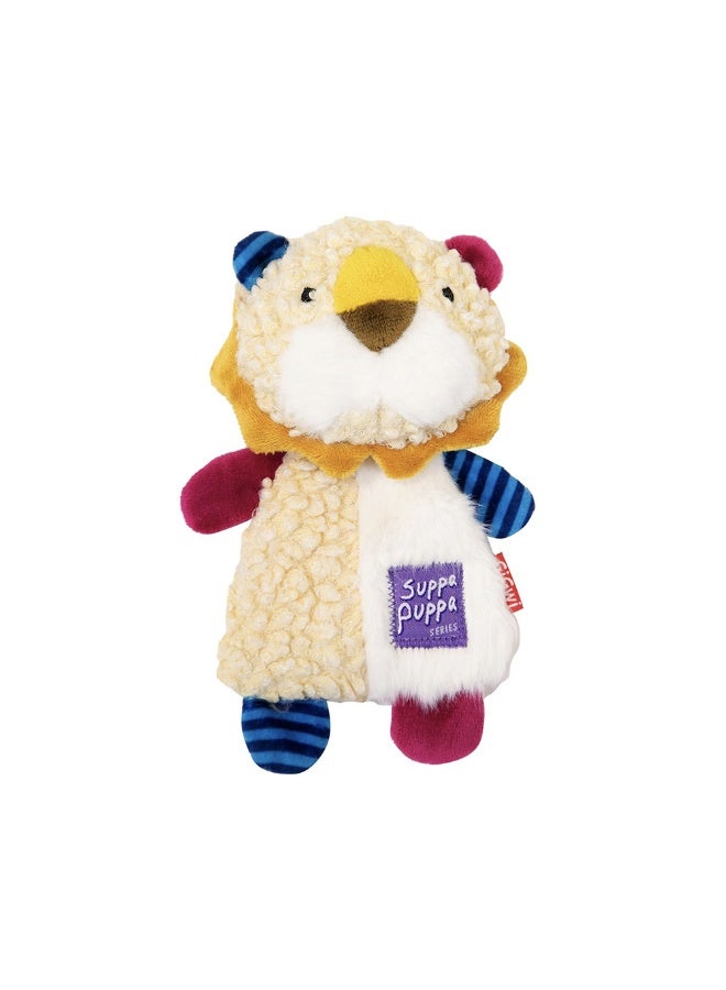 GiGwi Suppa Puppa Lion with Squeaker Dog Plush Toy - Small