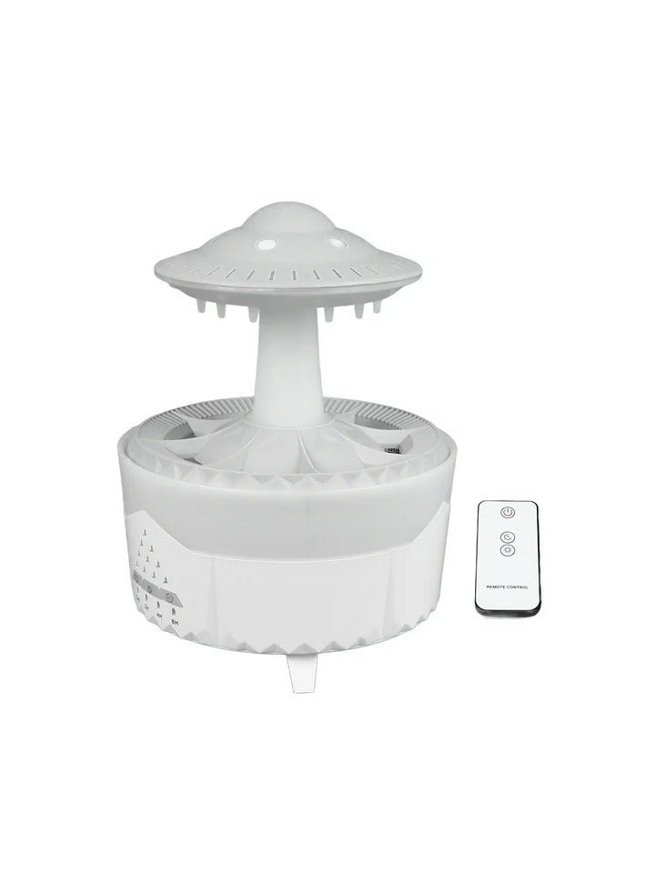 Denx Water Drop Humidifier Air Humidifier Aromatherapy Essential Oils Aroma Diffuser Rain Cloud Free Shipping White Color