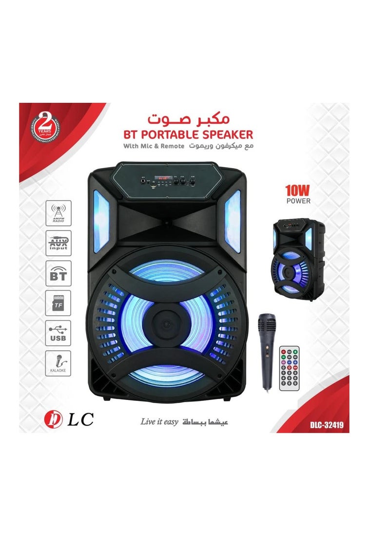 DLC DLC Attractive Lighted Speaker with Microphone and Remote  - Image 4
