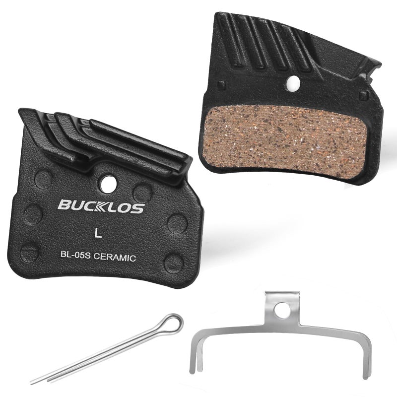 BUCKLOS BL-05S Bike Brake Pads,Ceramic Bicycle Disc Brake Pads Compatible with Shimano N03A N04C D02S D03S BR-M9120 BR-M8120 BR-M7120 - Image 1